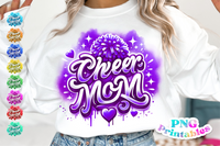 Cheer Mom | PNG Sublimation File