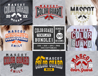 Color Guard Template Bundle 1