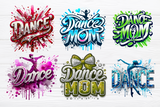 Airbrushed and Sequins Dance png Bundle