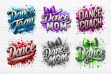 Airbrushed and Sequins Dance png Bundle