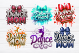 Airbrushed and Sequins Dance png Bundle