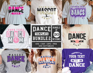 Dance svg Template Bundle 2