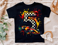 Race Car Fifth Birthday | PNG Print File