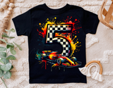 Race Car Fifth Birthday | PNG Print File
