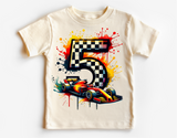 Race Car Fifth Birthday | PNG Print File