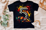 Race Car Fifth Birthday | PNG Print File
