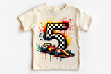 Race Car Fifth Birthday | PNG Print File
