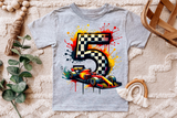 Race Car Fifth Birthday | PNG Print File