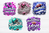 Airbrushed Football PNG Bundle