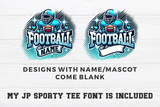 Airbrushed Football PNG Bundle