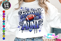 Football Aunt | PNG Sublimation File