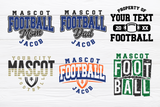 Football Template Bundle 4 | SVG Cut Files