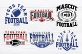 Football Template Bundle 4 | SVG Cut Files