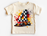 Race Car Fourth Birthday | PNG Print File