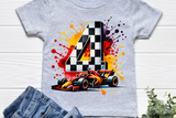 Race Car Fourth Birthday | PNG Print File