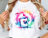 Gymnastics Watercolor Silhouette | PNG File