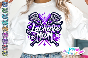 Lacrosse Mom Airbrushed | PNG File