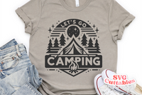 Let's Go Camping | Camping SVG Cut File