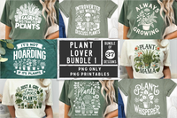 Plant Lover PNG Bundle 1