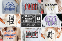 Gymnastics SVG Template Bundle 3