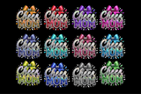 Sequin Cheer Mom | PNG Sublimation File