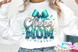 Sequin Cheer Mom | PNG Sublimation File