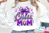 Sequin Cheer Mom | PNG Sublimation File