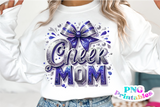 Sequin Cheer Mom | PNG Sublimation File