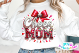 Sequin Cheer Mom | PNG Sublimation File