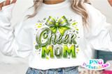 Sequin Cheer Mom | PNG Sublimation File