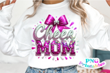 Sequin Cheer Mom | PNG Sublimation File