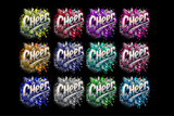 Sequin Cheer Mom | PNG Sublimation File