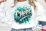 Sequin Cheer Mom | PNG Sublimation File