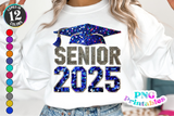 Sequin Senior 2025 | Graduation PNG File