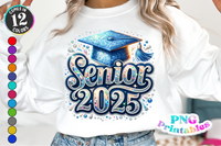 Sequin Senior 2025 | Graduation PNG File