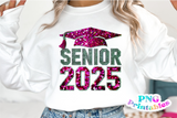 Sequin Senior 2025 | Graduation PNG File