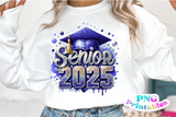 Sequin Senior 2025 | Graduation PNG File