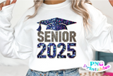 Sequin Senior 2025 | Graduation PNG File