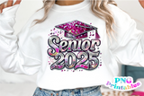 Sequin Senior 2025 | Graduation PNG File