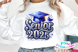 Sequin Senior 2025 | Graduation PNG File