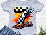Race Car Seventh Birthday | PNG Print File
