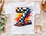 Race Car Seventh Birthday | PNG Print File