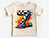 Race Car Seventh Birthday | PNG Print File