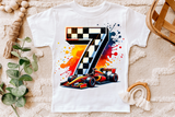 Race Car Seventh Birthday | PNG Print File