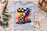 Race Car Seventh Birthday | PNG Print File
