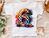 Race Car Sixth Birthday | PNG Print File