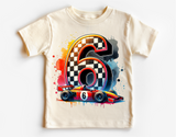 Race Car Sixth Birthday | PNG Print File