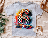 Race Car Sixth Birthday | PNG Print File