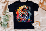 Race Car Sixth Birthday | PNG Print File