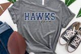 Glitter Sport Alphabet png Navy Blue and White